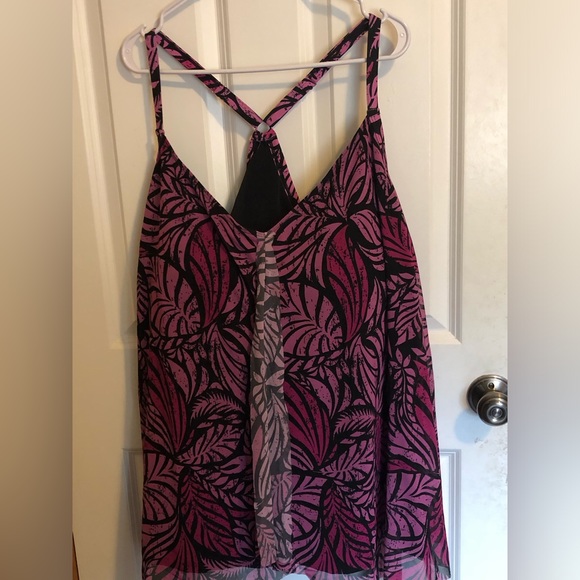 Two piece purple and black plus size bathing suit 🖤💜 - Picture 2 of 5